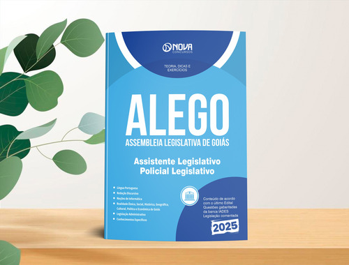 Apostila Concurso Assistente Legislativo - Policial Legislativo - Alego 2025 - Editora Nova