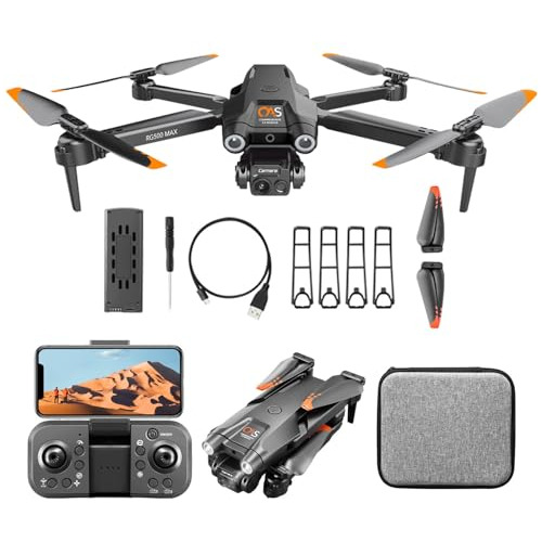 Dobles Cámaras Plegable Drones Para Adultos Niños Mini Rc Qu