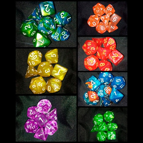 Set´s Dados De Rol Calabozos Y Dragones D&d
