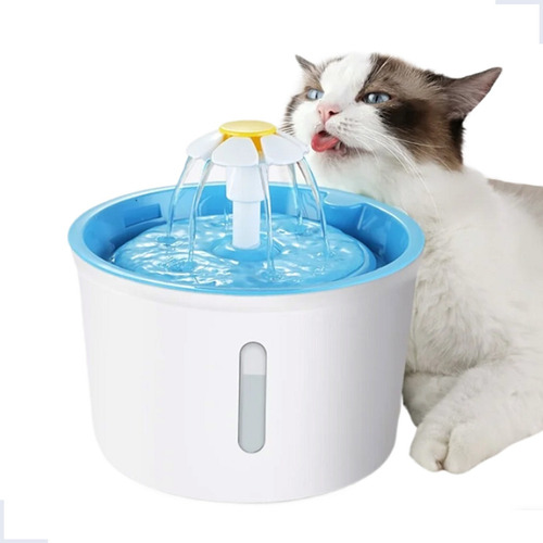 Bebedouro Pet Fonte Água 1,6l Filtro Automático Cães Gatos