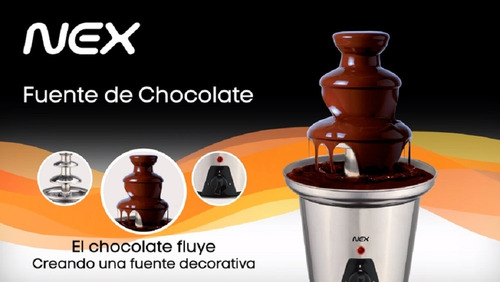 Imagen 4 de 10 de Fuente De Chocolate Fondue Cascada Chocolate Fondiu Fondeau