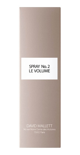 David Mallett Spray No 2 le, 5.1 fl Oz De Volumen