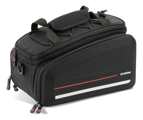 Bolsa Alforge Bike Para Bagageiro Zefal Z Travaler 80 32lts