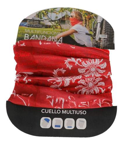 Bandana Diseño Rojo 24x48cm