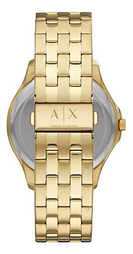 Reloj Para Hombre Armani Exchange/dorado Negro