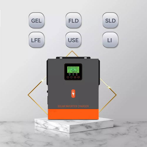 Inversor Cargador Solar 1000w 12v Mppt 40a Powmr 1kw Motorho
