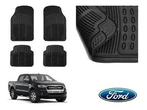 Tapetes 4 Piezas Ford Ranger 2016 A 2020 Originales Acc May