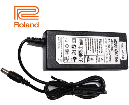 Imagen 2 de 5 de Cargador Teclado Roland 9v-2a Negativo Al Centro, Varios Mod