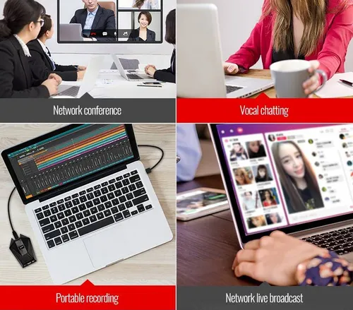 Micrófono De Condensador Usb 2.0 - Ios, Windows Y Mac