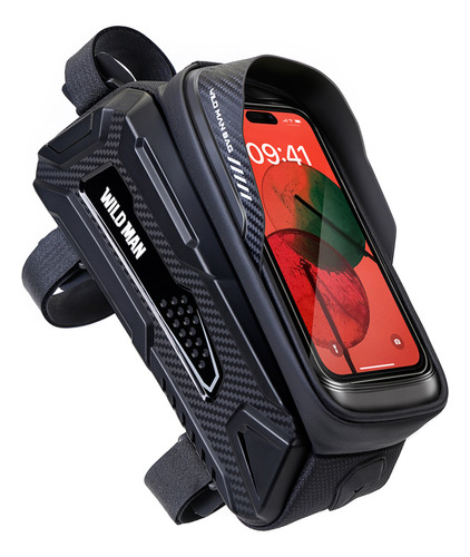 Bolsa para celular com tela sensível ao toque Mtb Bike Bag S, cor S, tipo de design de tecido preto ou selecione um valor