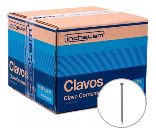 Clavo Corriente 4 Pulgada Caja 25 Kilo Inchalam Envio Gratis