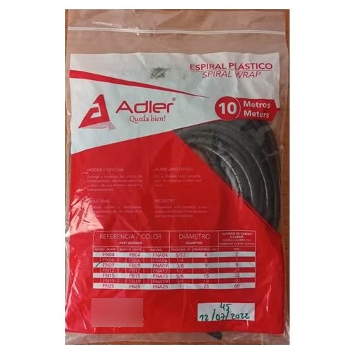 Espiral Para Organizar Cables De 3/8 (de 10 Metros)