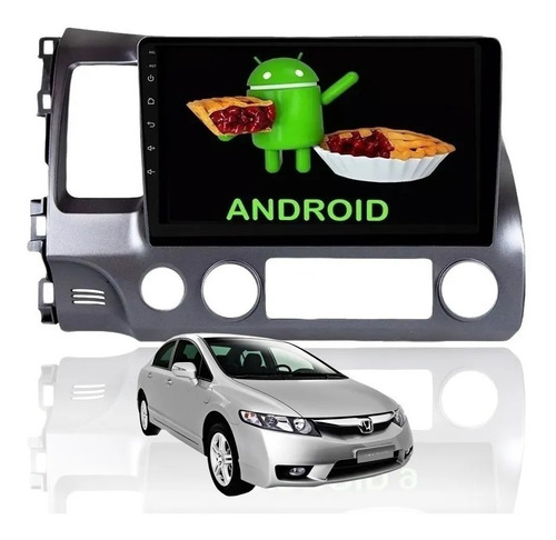 Central Multimídia Honda New Civic 2007 2011 Android - Gps