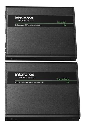 Extensor Vídeo E Dados Kvm Vex 3060 Kvm G2 Intelbras