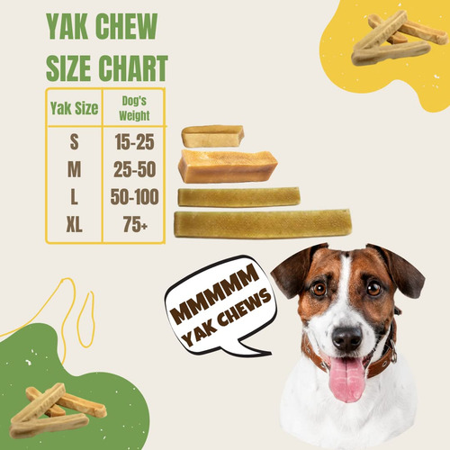 Masticables Naturales De Queso Yak 1 Kg Para Perros Grandes