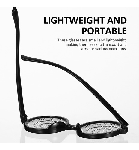 Glasses Round Frame Funny Dizzy Props 4 Pcs