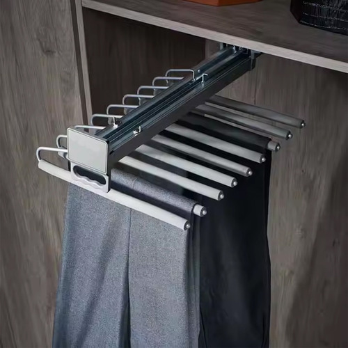 Pantalonera Gris Extraible 9 Perchas Hinova