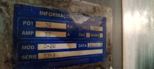 Forno Turbo Industrial Prática C20 - Padaria Elétrico (Usado)