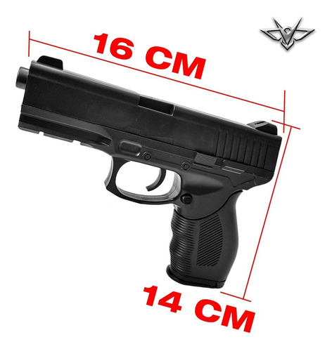 Imagen 2 de 10 de Pistola Airsoft Sig Sauer Replica Resorte Spring Polimero