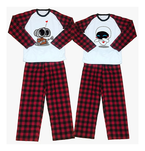 Kit Pijamas Pareja 14 Febrero Dia Amor Queen King Mario Bros