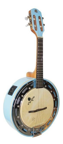 Banjo Marques Pintado 143 Azul Aro Cromado A20 Baj-143bleq