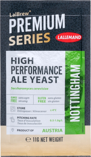 Levadura Lallemand Lalbrew® Nottingham High Performance Ale 