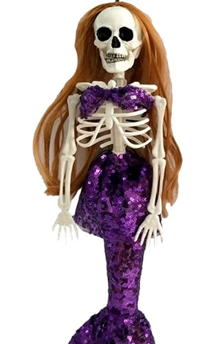 Colgante Sirena Esqueleto Decoracion Halloween