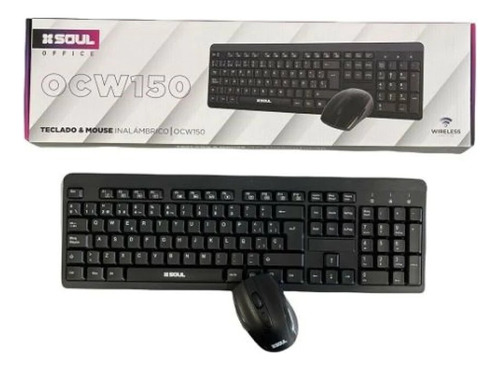 Combo Teclado Mouse Inalámbrico Soul Ocw150