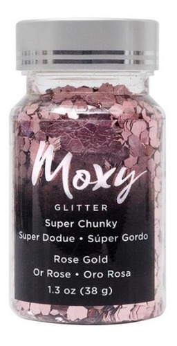 Glitter Escarcha Purpurina Chunky Rose Gold 38g We R 346766