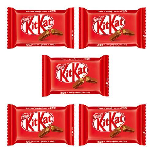 Chocolate Kitkat 41,5gr Pack 5und 