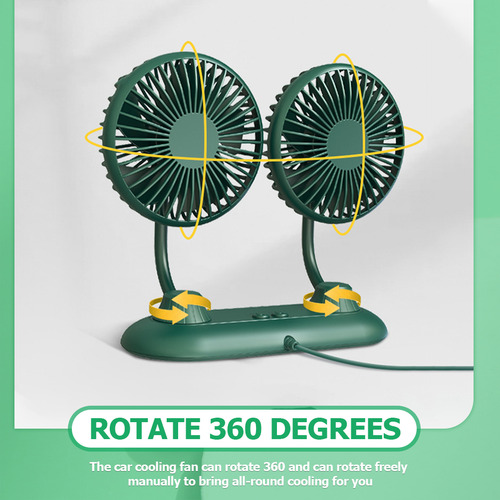 Ventilador De Doble Cabezal Para Automóvil Ventilador De Ref