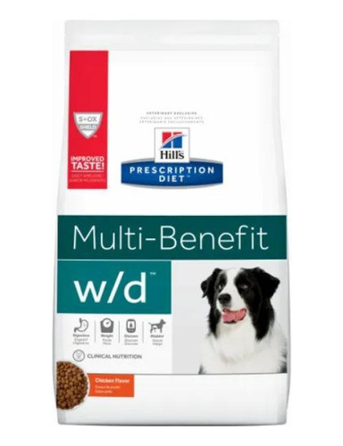 Ração Hills Canine W/d Multi-benefit - 3,8kg