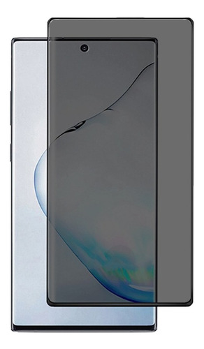 Combo 2 Cristales Templados D Privacidad Samsung Note10 Plus