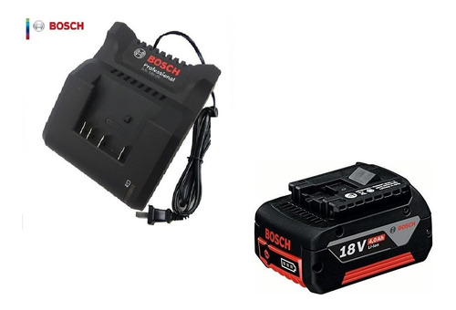 Starter Kit 4ah Cargador 18-20 Y 1 Bateria Bosch 18v 4.0ah