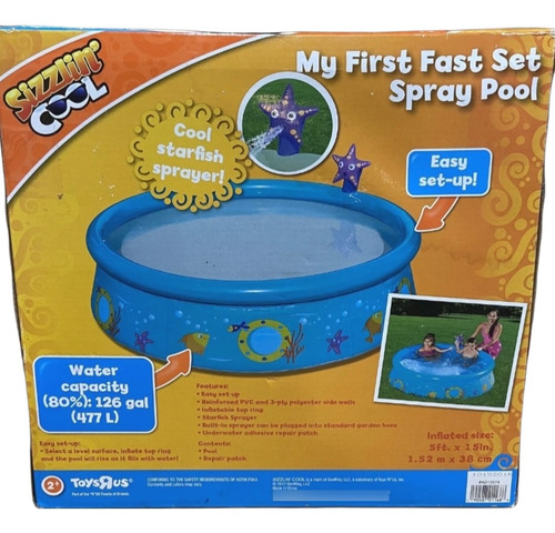 Mi Primera Piscina Sizzlin Cool Mi Spray Set Rápido Toy R Us