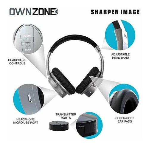 Own Zone Auriculares Inalámbricos Para Tv,como Los Vio En Tv