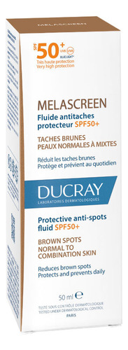 Ducray Melascreen Fluido Ligero Uv Antimanchas Spf 50+ X 50 