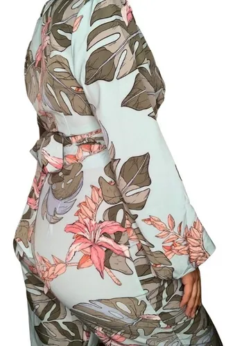Conjunto floreado mujer sale