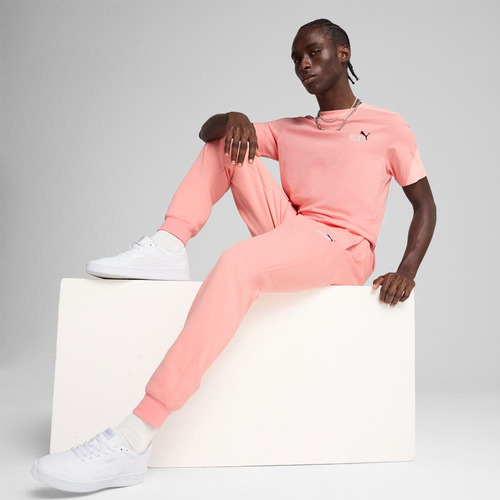 Playera Ess 2 Color Small Logo Tee Puma 1718 Rosa Hombre
