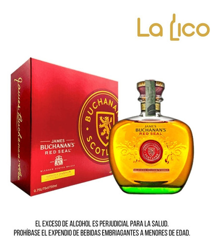 Whisky Buchanans Red Seal - mL a $1396