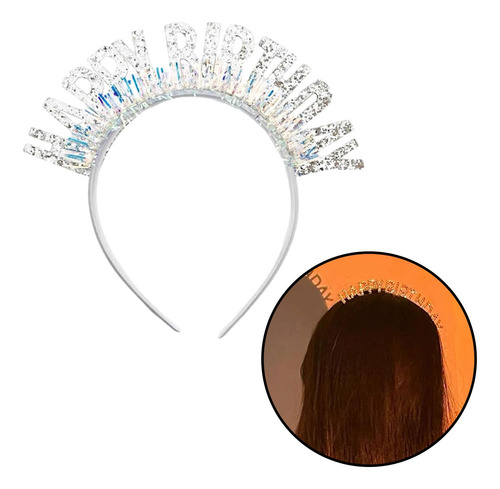 3 Diadema De , De Tiara De Cumpleaños, Corona De Argén