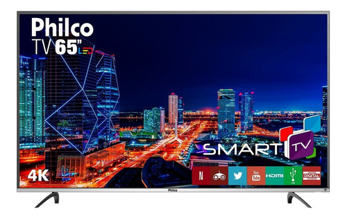 Tv 65" Led Philco 4k - Ultra Hd Smart - Ptv65f60dswn