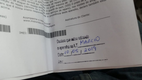 Moto G6play Defeito Entrou Água, Leia O Anuncio