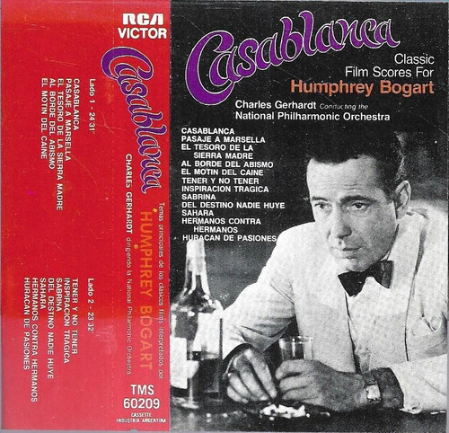 Charles Gerhardt Album Casablanca Banda Original Film Casete