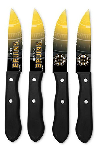 Sports Vault Nhl Boston Bruins Steak Knive Set, 9.75