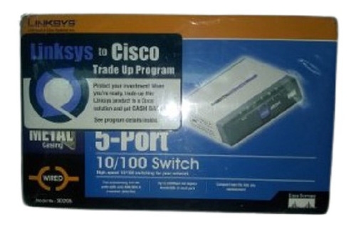 Linksys Cisco 5 Puerto 10/100 Sd205, Leer Descripcion.