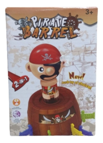 Juego Barril Pirata Saltarin En Caja 