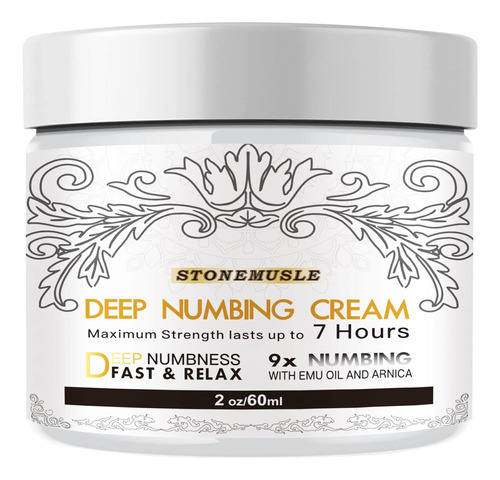 Crema Anestesica Para Tatuajes De Maxima Fuerza (2.0 Fl Oz),