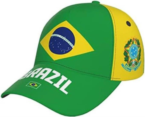 Daboyozhzh Bandera Brasil Gorra Béisbol Brasileña Fresca 3d