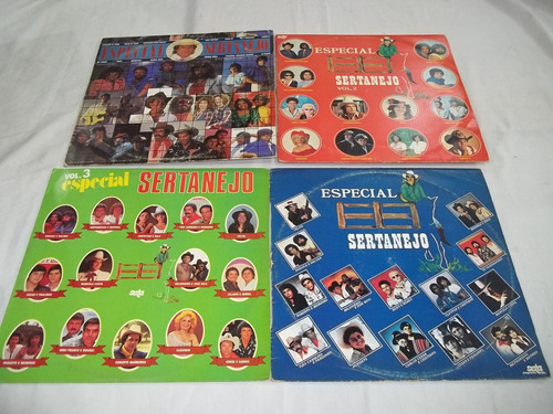 Lp Vinil - Especial Sertanejo - 4 Discos